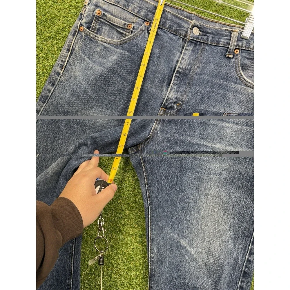 Vintage Levis 517 Jeans Mens 36x36 Blue Denim Bootcut Dark Wash USA Red Tab y2k
